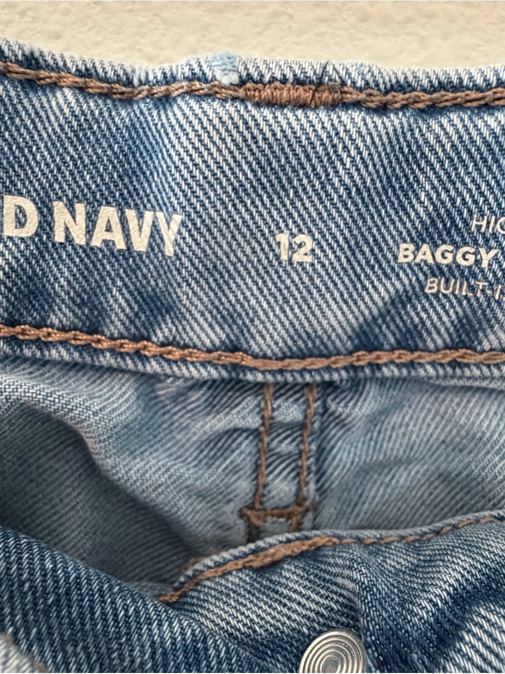 Light Wash Wide-Leg Girl’s Jeans - Picture 4 of 4